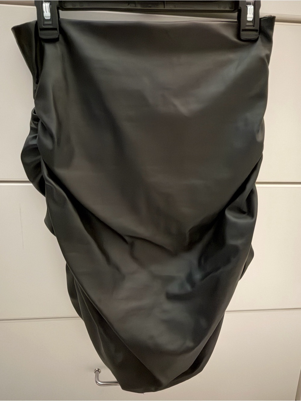 SHEIN faux leather mini skirt